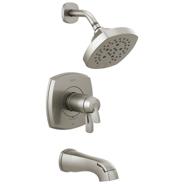 Delta Stryke 17 Thermostatic Tub and Shower Only Lumicoat Stainless T17T476-SS-PR - main