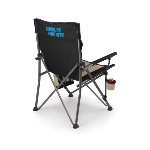 Picnic Time Family Of Brands NFL Carolina Panthers - Big Bear XXL Camping Chair with Cooler 808-00-175-055-2 - main