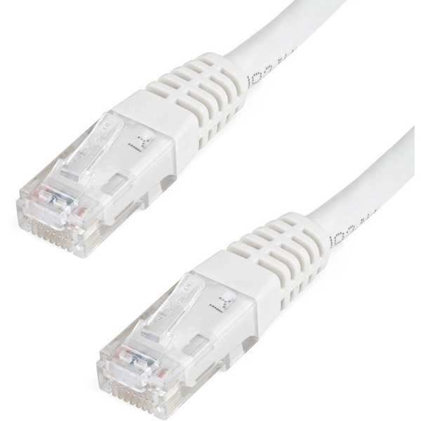 Startech.Com 10ft CAT6 Ethernet Cable White Cat 6 PoE C6PATCH10WH - main
