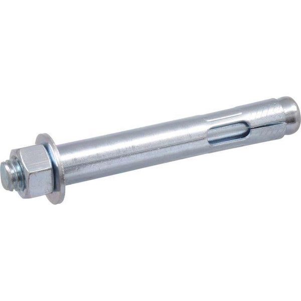 Hillman 5/8 in. D X 4-1/4 in. L Steel Hex Head Sleeve Anchors, 10PK 370814 - main