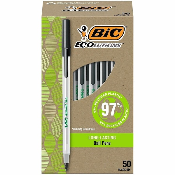 Ecolutions Pen, Ecolutions, Med, BkPk, PK50 GSME509BK - main