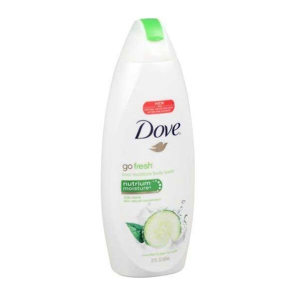 Dove Cool Moisture Body Wash, 22 Fluid Ounce, 4PK 68631 - main
