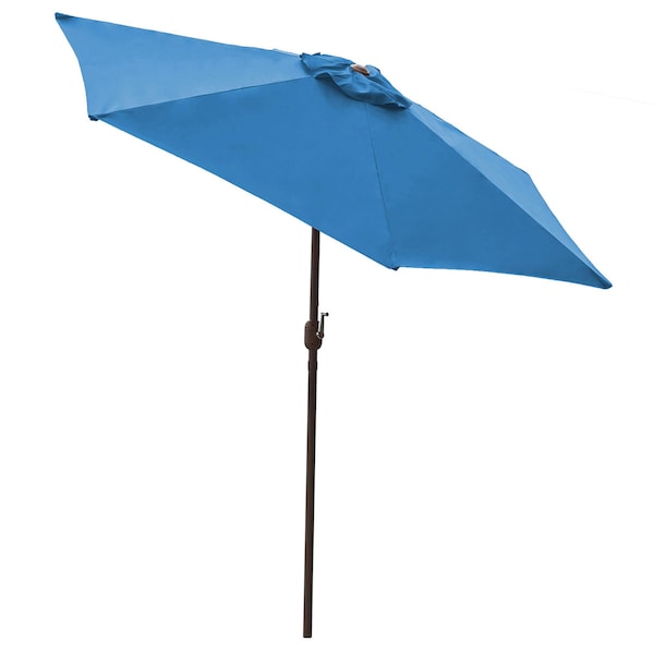 Panama Jack Outdoor Panama Jack Blue 9 Ft Alum Patio Umbrella W/Crank PJO-6001-BLUE - main