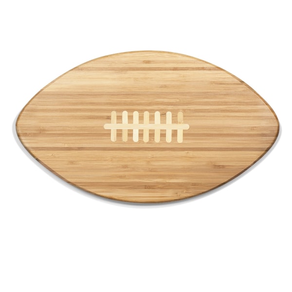 Picnic Time Family Of Brands Touchdown! Pro Football Cutting Board & Serving Tray, Bamboo 896-00-506-000-0 - main