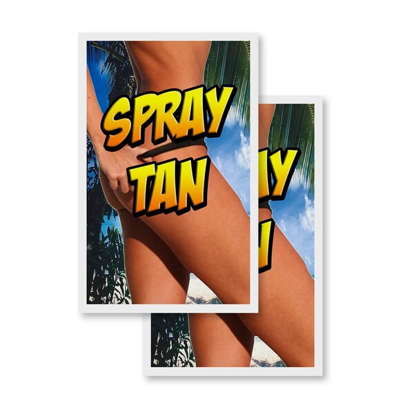 Signmission Spray Tan, Vinyl Decals Only 24 Inch x 36 Inch, Vinyl Decal, 2PK DSB-2436-2PACK-Spray Tan - main
