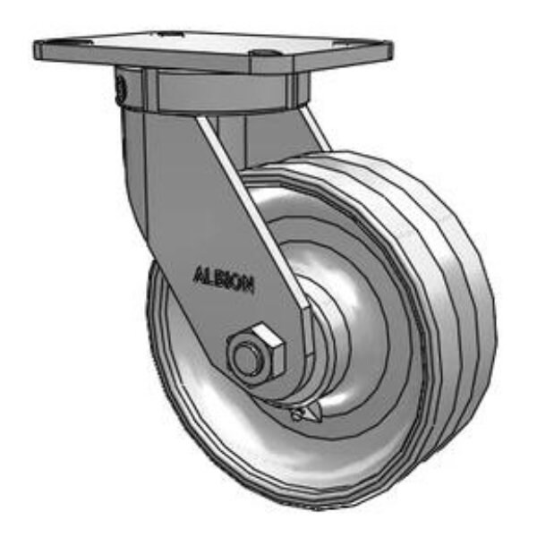Albion 8x3-VGroove-Caster 410VF08501S - main