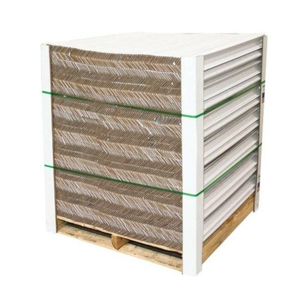 Partners Brand Edge Protectors, Skid Lot, .225, 2" x 2" x 12", White, 3080/Skid, PK3080 EP2212225 - main