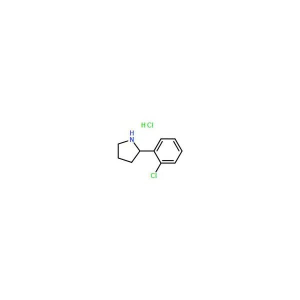 Ak Scientific 2-(2-Chlorophenyl)pyrrolidine HCl (1g), CAS 1197231-15-4 3405AA-1g - main