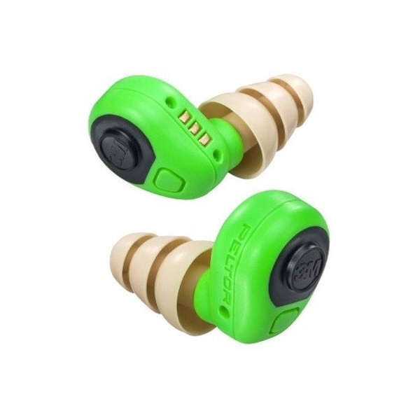 3M Peltor EEP Rubber Vinyl Electronic Ear Plugs, Multiple Shape, 23 dB, 27 dB, 30 dB, Green EEP-100 - main