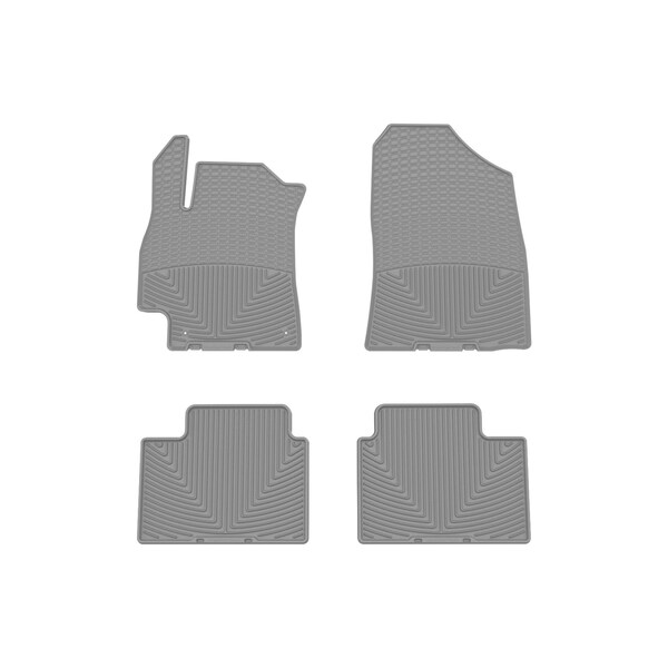 Weathertech Grey, Front and Rear All Weather Floor Mats W631GR-W632GR - main