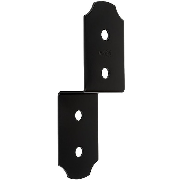 National Hardware Hartley 1219BC Series Joist Tie, 912 in L, 3 in W, Steel, Storm ShinePowderCoated, Black N800-006 - main