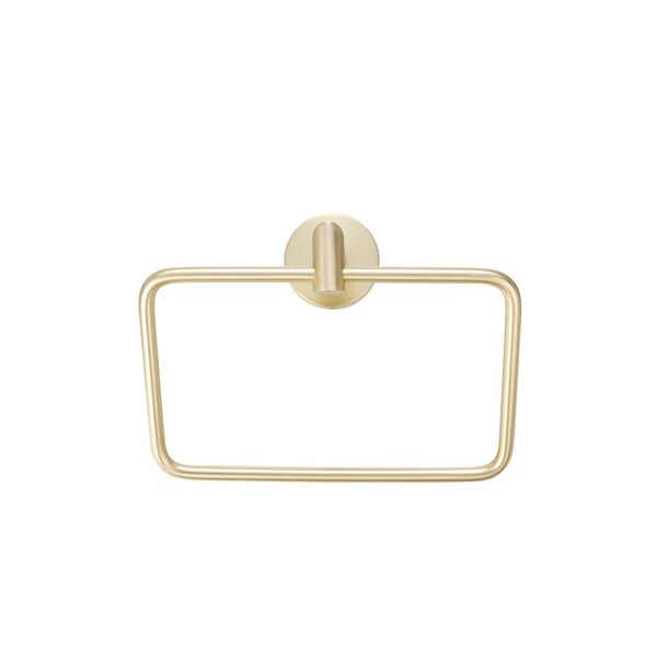 Paradise Bathworks Arcadia, Towel Ring, Satin Brass 69004 - main