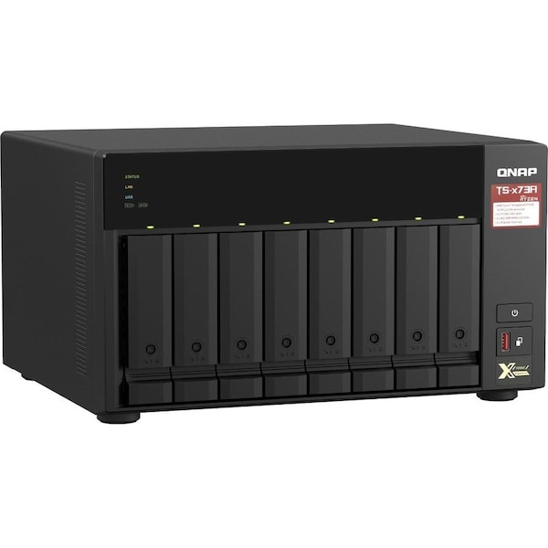 Qnap DESKTOP 8-BAY NAS/ISCSI IP-SAN, AMD TS-873A-8G-US - main
