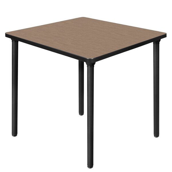 Regency Square Kee Small Breakroom Table, 30 in W, 30 in L, Noble Oak TBF3030NOBK - main