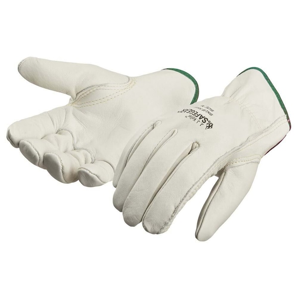 J. J. Keller & Associates SAFEGEAR Cowhide Leather Driver Safety Gloves - Medium 65396 - main