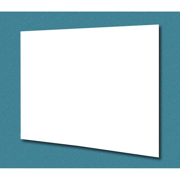 Aarco ClearVision Z-Bar Mounting Magnetic Glass Markerboards 3mm Magnetic 48"x48" 3WGBM4848Z - main