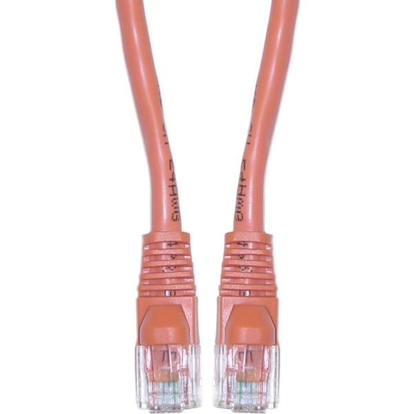 Cable Wholesale Cat6 Orange Ethernet Patch Cable- Snagless Molded Boot- 3 foot 10X8-03103 - main
