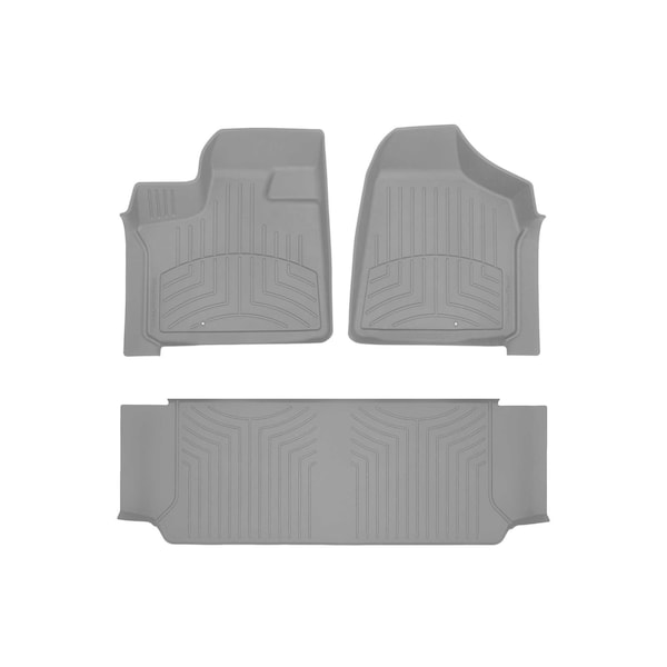 Weathertech Grey, Front and Rear FloorLiner HP 464211-460272IM - main