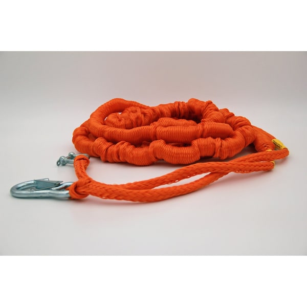 Greenfield Bungee Cord Stretches From 14 Foot Length Up to 50 Foot Length Orange Polyester Rope Only AB4000-O - main