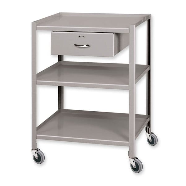 Pucel Utility Table, , 23 in W x 24 in D x 31 in H, Gray TU-2324-3-1D - main