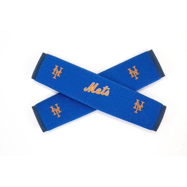 Coverking SEAT BELT PADS WITH NEW YORK METS LOGO HF6Y9D - main