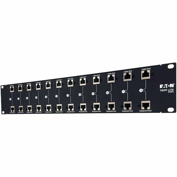 Eaton TRIPP LITE SERIES IN-LINE POE++ SURGE PROTECTOR - 10 GBPS, 12 RJ45 PORTS, 100W P B110-SPPOEC-J12 - main