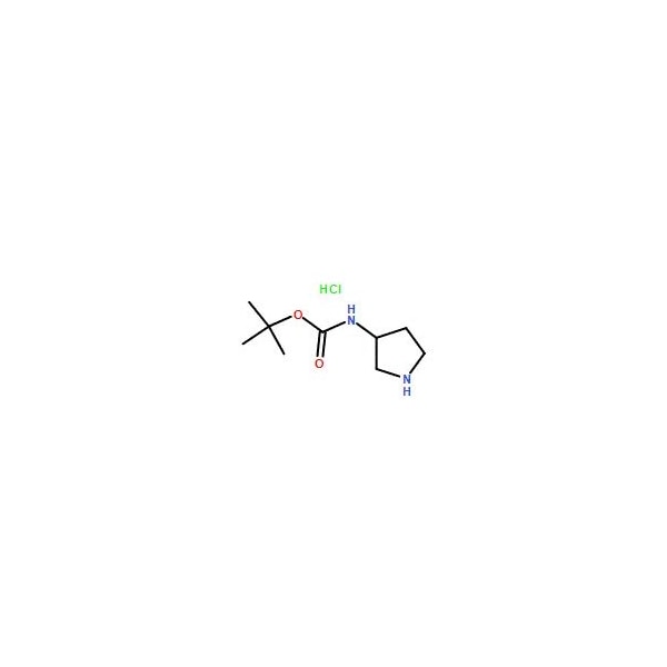 Ak Scientific 3-(tert-Butoxycarbonylamino)pyrrolidine hydrochloride (1g), CAS 1188263-72-0 X9321-1g - main