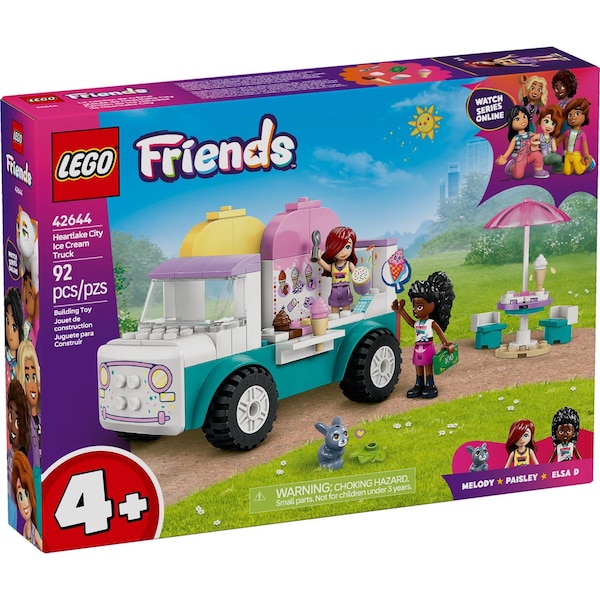 Lego Friends Heartlake City Ice Cream Truck Building Set Multi 92 pc 42644 - main