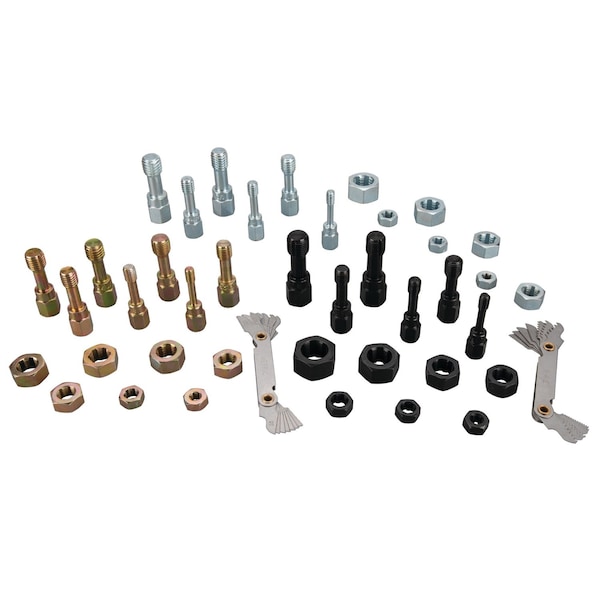 Performance Tool 42 pc. Master Thread Restorer Kit, Metric SAE UNC UNF Dies Taps W8660 - main