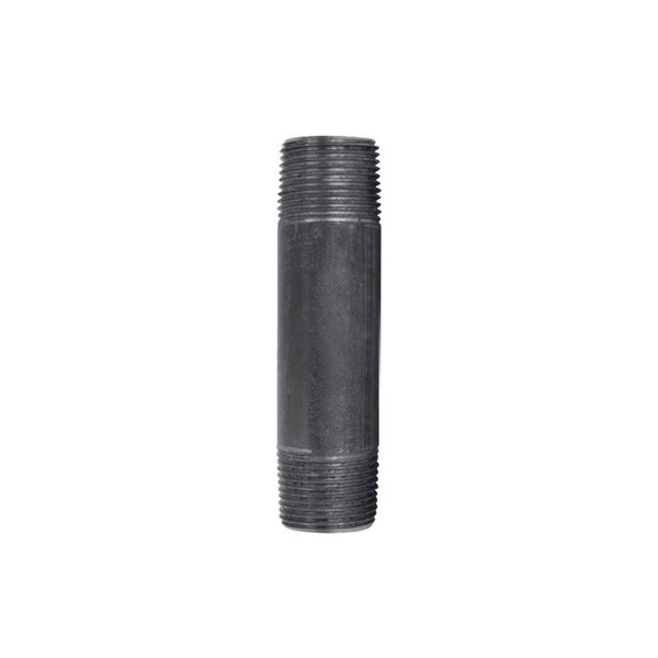 Stz Industries 3/4 in. MIP each X 3/4 in. D MIP Black Steel 4 in. L Nipple 300UP34X4 - main