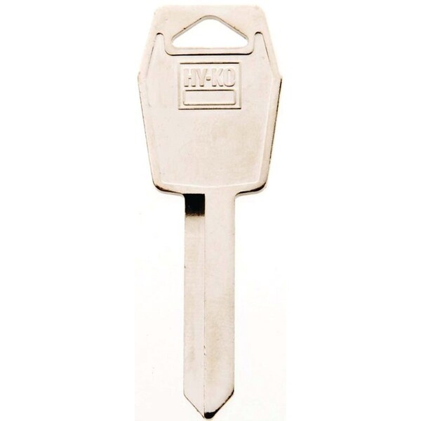 Hy-Ko Key Blank, Brass, Nickel, For: Ford, Lincoln, Mercury Vehicles 11010H55 - main