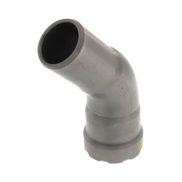 Viega MegaPressG 45 street elbow P 1 FTG IPS 1 carbon steel zinc-nickel coating 26111 - main