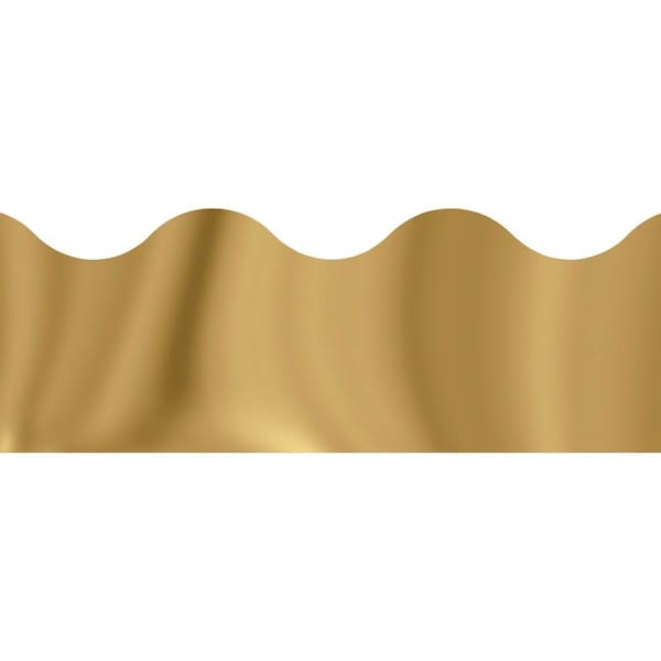Trend Enterprises Gold Metallic Terrific Trimmers®, 32.5ft Per Pack, PK6 T91252 - main