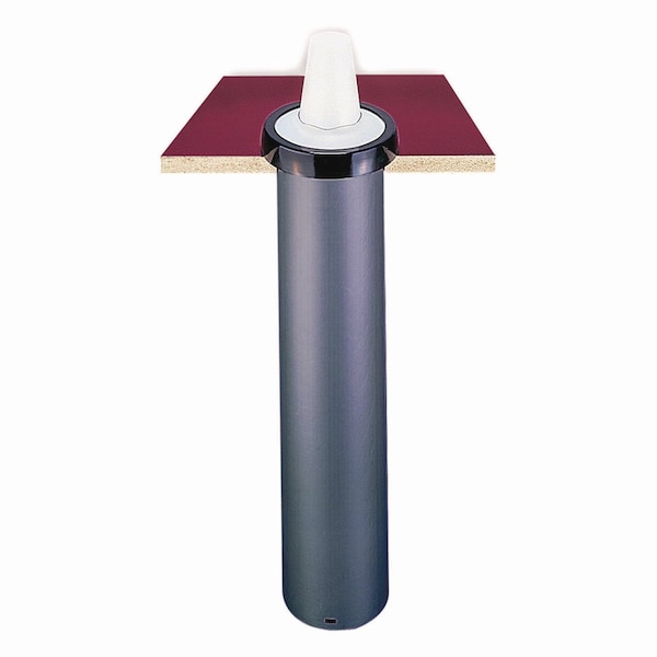 San Jamar EZ-Fit One-Size-Fits-All Cup Dispenser, For 8 oz to 46 oz Cups, Black SAN C2410C - main