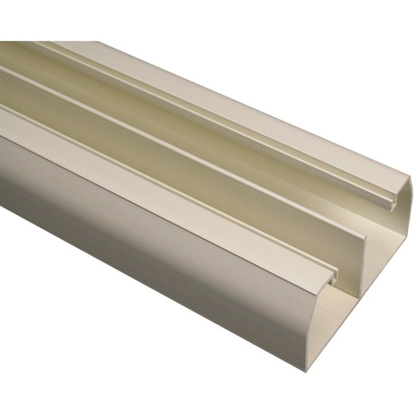 Legrand Cover Plate Raceway, 40N2 Series, 2 Channel, 4 in W, 2 in H, 8 ft L, Ivory 40N2B08V - main