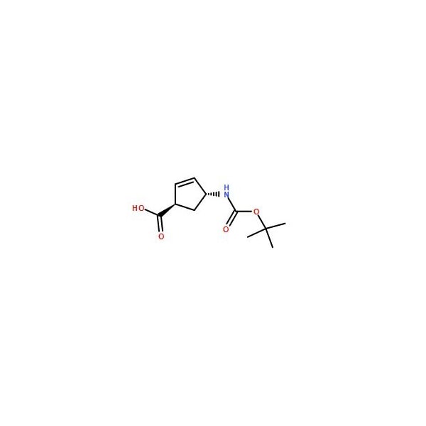 Ak Scientific (1R, 4R)-4-(tert-Butoxycarbonylamino)cyclopent-2-enecarboxylic acid (1g), CAS 298716-03-7 X7061-1g - main