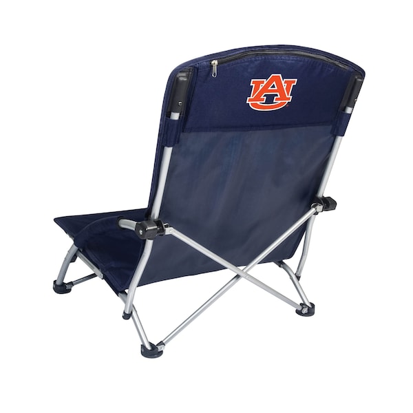 Picnic Time Family Of Brands NCAA Auburn Tigers Tranquility Beach Chair with Carry Bag Low Lawn Chair 792-00-138-044-0 - main