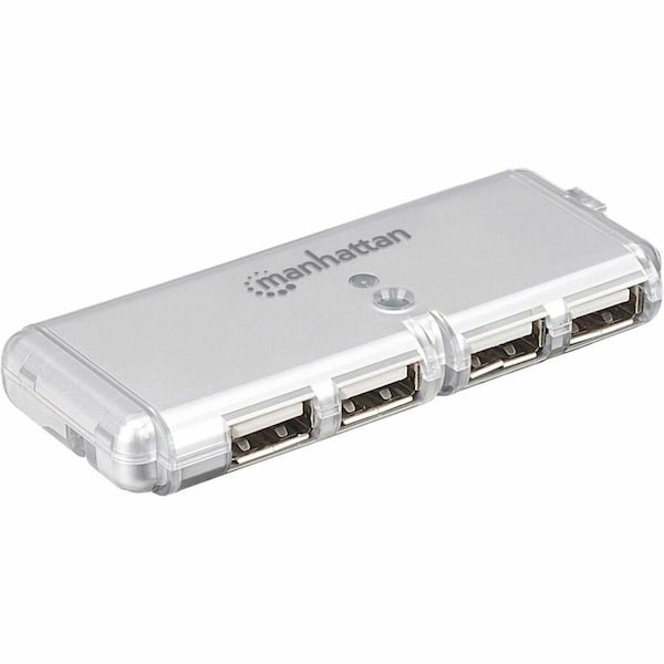 Manhattan HUB USB V2.0 4 PTOS MINI SIN FUENTE 160599 - main