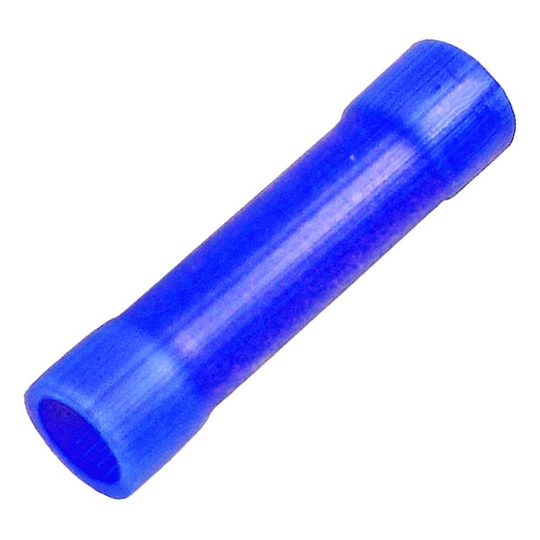 Pico Wiring Accessories Pico Vinyl Flare-Insulated Butt Connector with Butted Seam Barrel, 16-14 AWG Blue, 20PK 1800KT - main