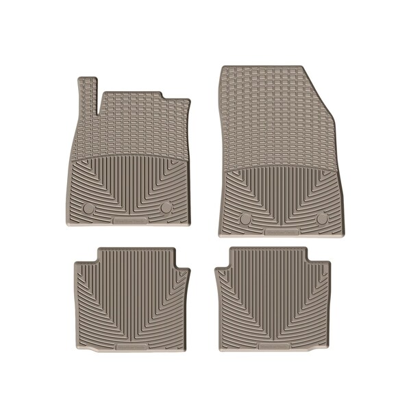 Weathertech Tan, Front and Rear All Weather Floor Mats W318TN-W319TN - main