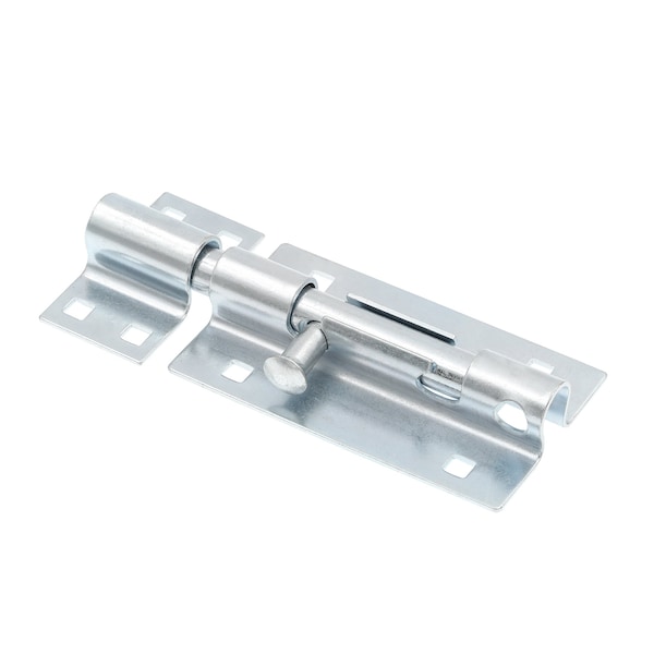 Prime-Line Door and Gate, Extra Heavy Duty Slide Barrel Bolt Latch 5-1/2 in, Screw, Zinc Plated, Rust Resistant U 117610 - main