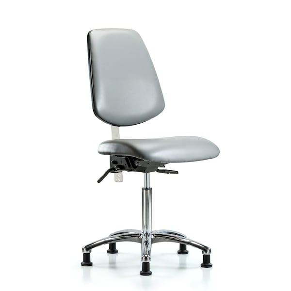 Blue Ridge Ergonomics Vinyl Clean Room Chair BR-NCR-VMBCH-MB-CR-T1-A0-NF-RG-8840 - main