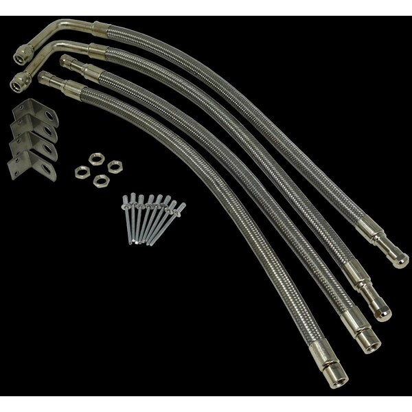 Baystate Valterra TM22306VP Tireminder Braided Steel Valve Extender Kit for 22 in. Aluminum Wheels V46-TM22306VP - main
