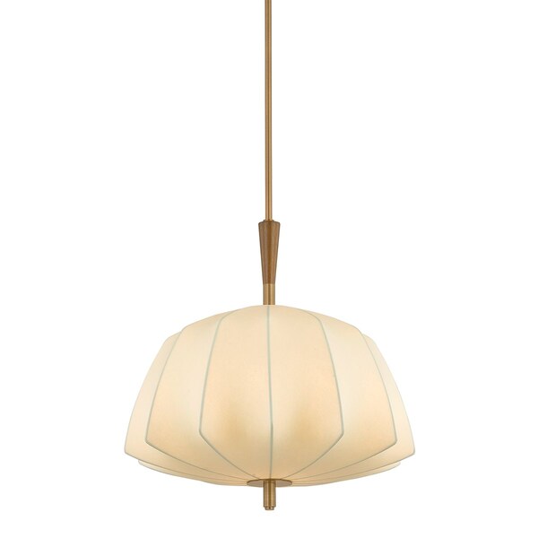 Troy Lighting 1 Light Redwood Pendant Patina Brass F6020-PBR - main