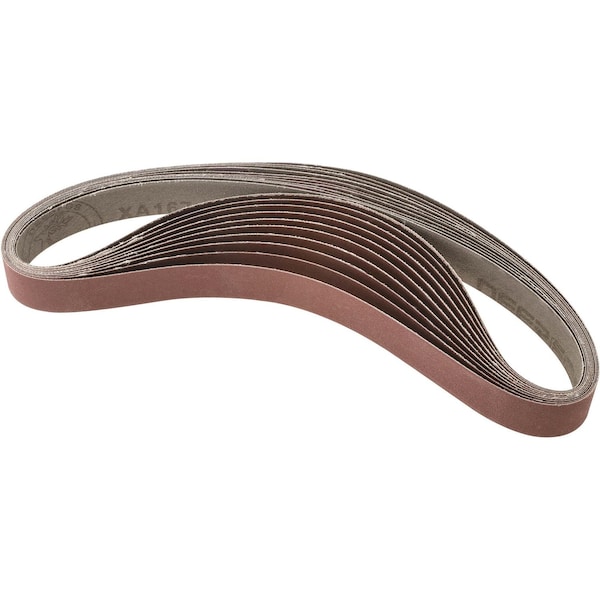 Grizzly 1" x 30" A/O Sanding Belt 220 Grit, 10PK T26632 - main
