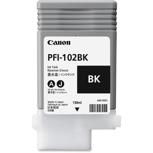 Canon CRTDG, INK, PFI-102BK, BK 0895B001AA - main