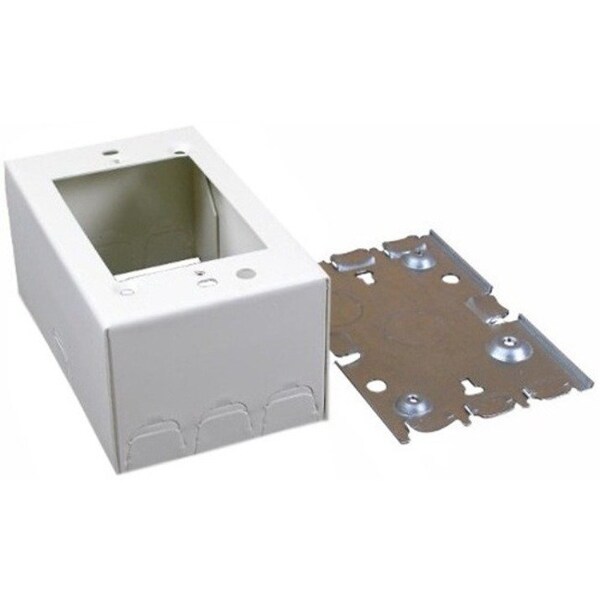 Legrand Device Box, Gang Box Type, 1 Gang, Steel V5747 - main