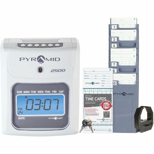 Pyramid Time TIME CLOCK, MODEL, AUTO ALIGN, 6 COLUMN 2500 - main