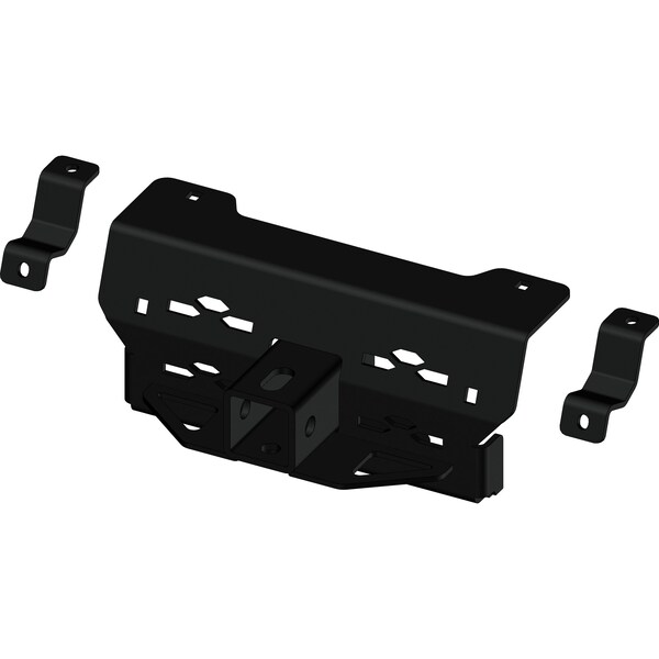 Kfi 102240 Polaris Ranger XP1000 Front Upper 2 in Receiver Hitch-316 in Grade 50 Steel, BeadBlasted 102240 - main