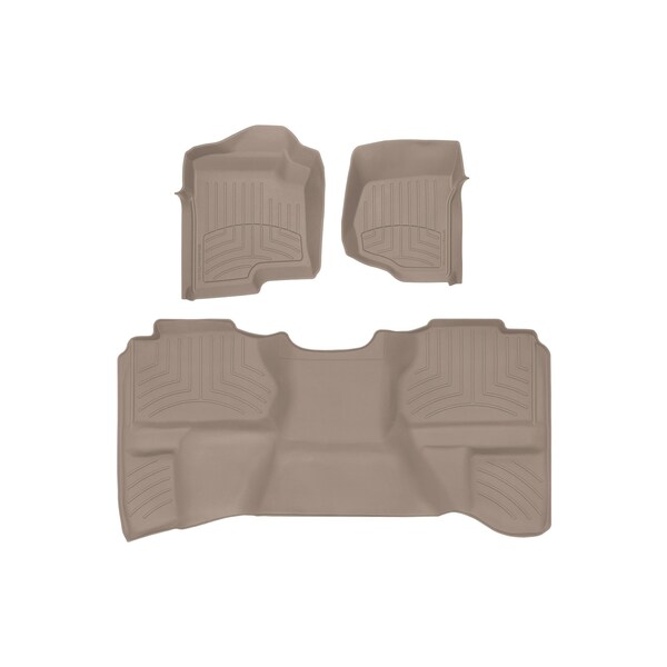 Weathertech Tan, Front and Rear FloorLiner HP 45066-1-9IM - main